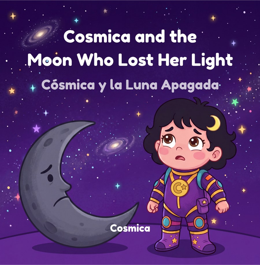 Cosmica and the Moon Who Lost Her Light — book cover